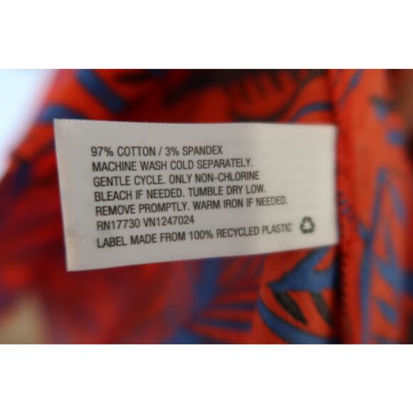 Alexis x Target Tropical Leaf Short Sleeve Shirtdress Size Small - Picture 4 of 6